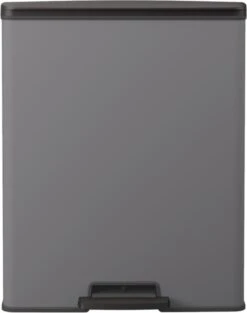 Curver Decobin Prullenbak - 65L - Rechthoekig - Cool Grey -Mepal shop 946x1200