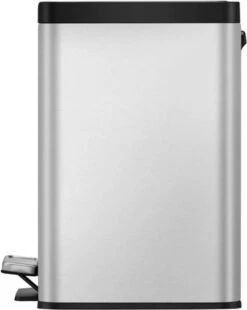 EKO EcoCasa III Recycling Prullenbak - 15 + 15 L - Mat RVS -Mepal shop 955x1200
