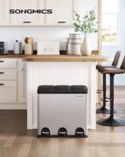 MIRA Home - Afvalemmer – Prullenbak – RVS – Zilver - 60.5x34x56.5 10 MIRA Home - Afvalemmer – Prullenbak – RVS – Zilver - 60.5x34x56.5 -Mepal shop 960x1200 6