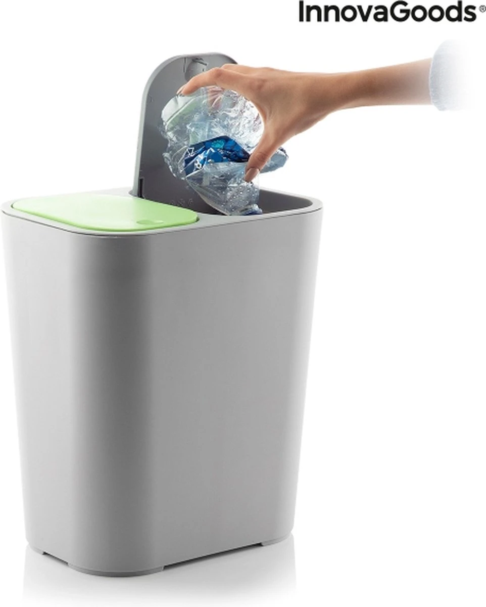 INNOVAGOODS - AFVALBAK - AFVALSCHEIDING - DUO PRULLENBAK - AFVAL SCHEIDEN - AFVALBAK AFVALSCHEIDING 10 INNOVAGOODS - AFVALBAK - AFVALSCHEIDING - DUO PRULLENBAK - AFVAL SCHEIDEN - AFVALBAK AFVALSCHEIDING - Afbeelding 8
