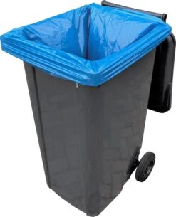 Containerzak Blauw - 240 Liter - Blauw - 100 Zakken.