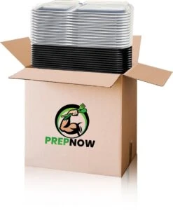 Meal Prep Bakjes - 15 Stuks - 3 Compartimenten - Vershouddoos - Lunchbox - Plastic Bakjes Met Deksel - Magnetronbestendig - Vaatwasserbestendig - Vriezerbestendig -Mepal shop 974x1200