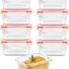 Lock&Lock Glazen Mini Vershoudbakjes - Glazen Bakjes Met Deksel - Ovenschaaltjes Met Deksel - Set Van 9 Stuks - 160 Ml -Mepal shop 980x1200 1