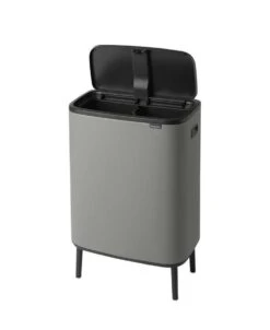 Brabantia - Bo Touch Bin Hi 2 X 30 L Mineral C Grey -Mepal shop 982x1200 3