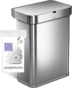 Simplehuman Pocket Liner (Q) Afvalzak - 50 L - 3x20 Stuks - Wit -Mepal shop 987x1200 1
