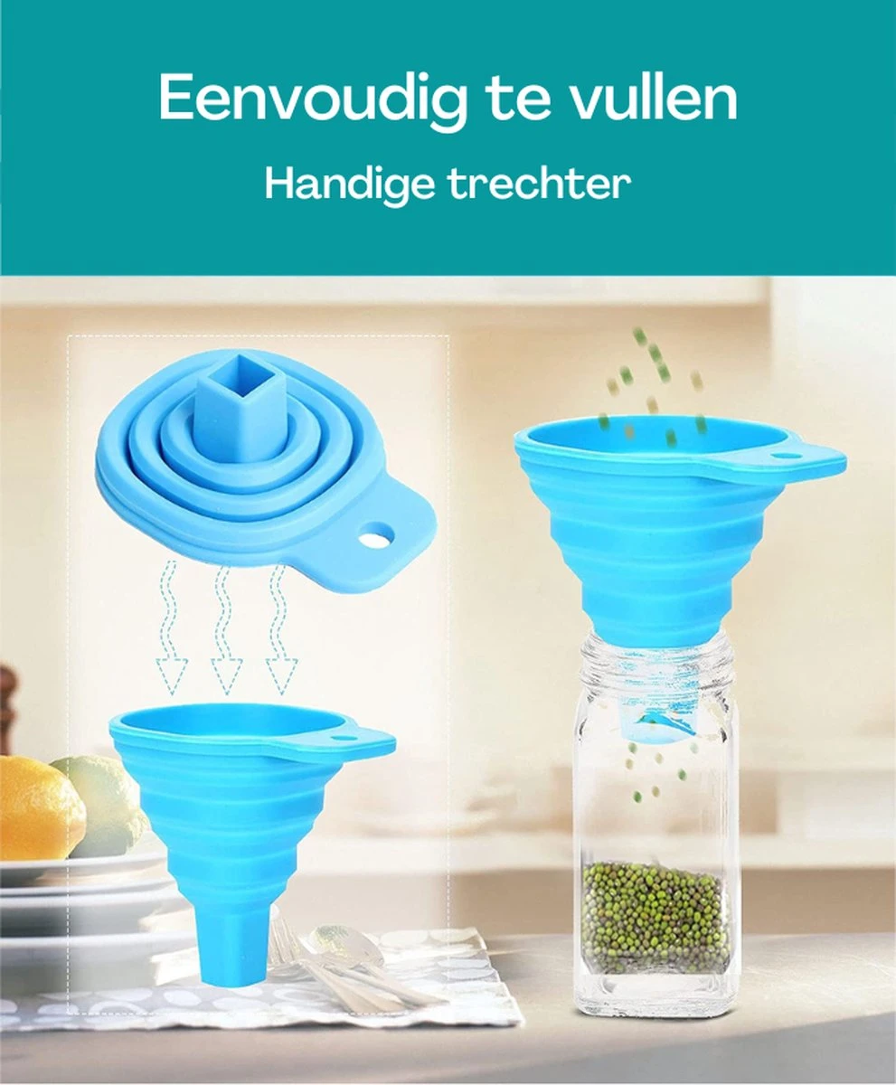 TidyHome Kruidenrek Draaibaar - Kruidenpotjes - Kruiden Carrousel - 20 Kruidenpotjes - Zwart - RVS - Draaibaar - Aanrecht Organizer - Inclusief Labels, Pen En Trechter - Keuken Organizer 10 TidyHome Kruidenrek Draaibaar - Kruidenpotjes - Kruiden Carrousel - 20 Kruidenpotjes - Zwart - RVS - Draaibaar - Aanrecht Organizer - Inclusief Labels, Pen En Trechter - Keuken Organizer - Afbeelding 8