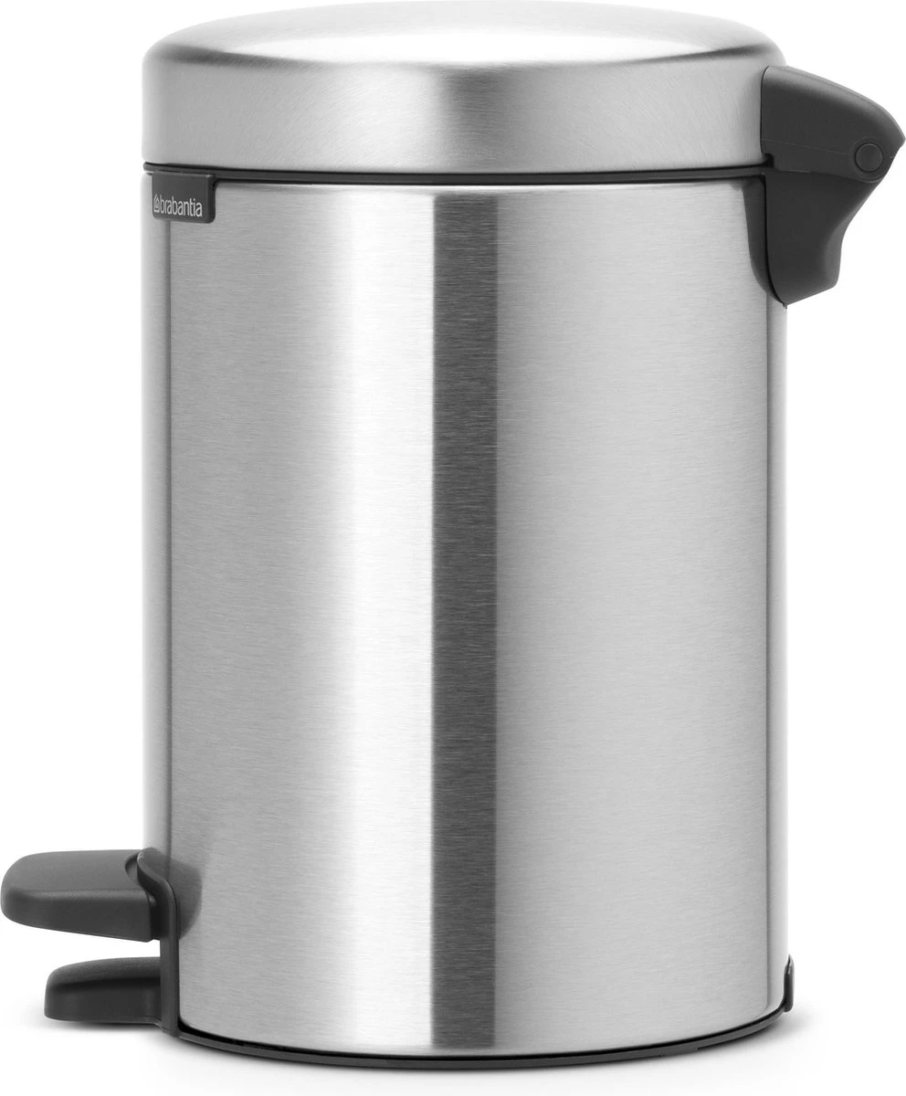 Brabantia NewIcon Prullenbak - 3 L - Matt Steel 10 Brabantia NewIcon Prullenbak - 3 L - Matt Steel - Afbeelding 8