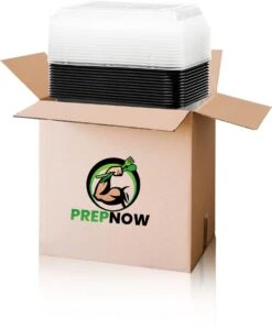 Meal Prep Bakjes - 15 Stuks - 1 Compartiment - Vershouddoos - Lunchbox - Plastic Bakjes Met Deksel - Magnetronbestendig - Vaatwasserbestendig - Vriezerbestendig -Mepal shop 992x1200 6